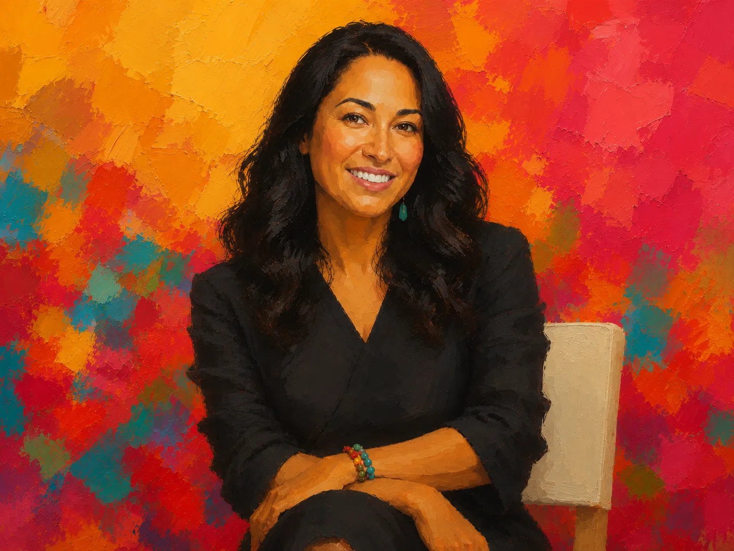 Clarissa Jaime — painted portrait